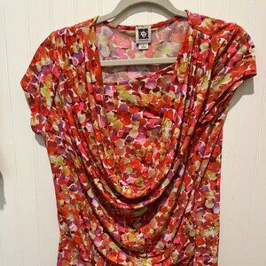 Anne Klein Cap Sleeve Top